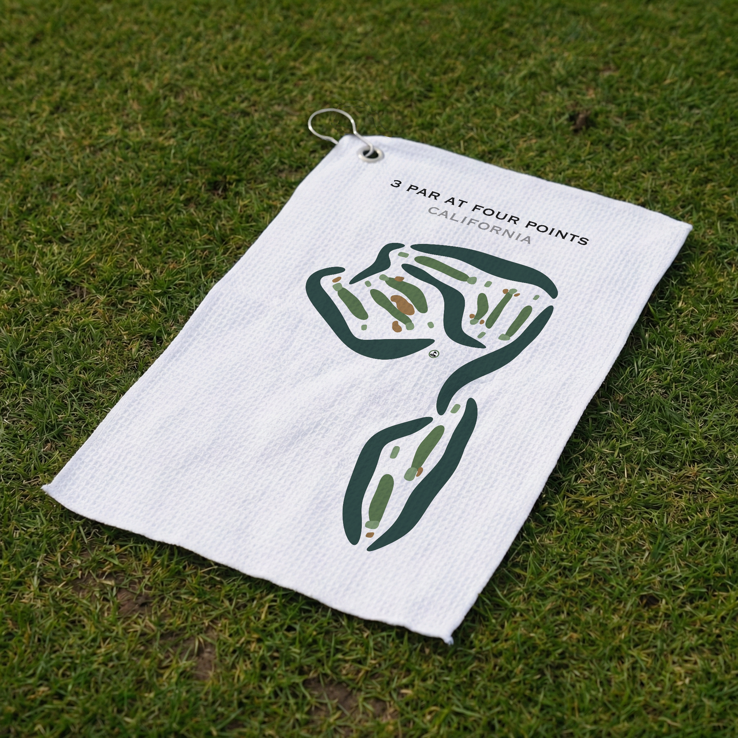 3 Par at Four Points, California - Printed Golf Courses