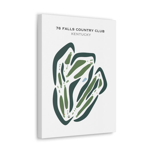 76 Falls Country Club, Kentucky - Printed Golf Courses