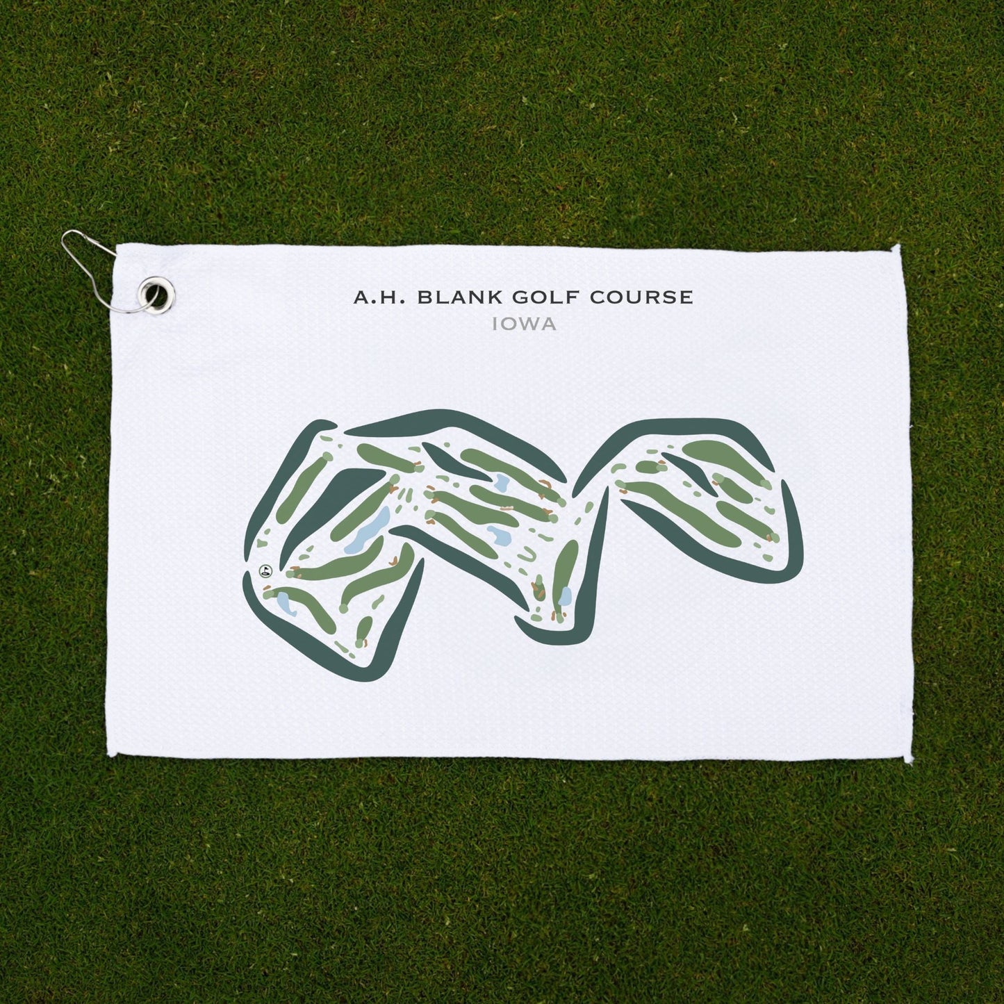 A.H. Blank Golf Course, Iowa - Printed Golf Courses