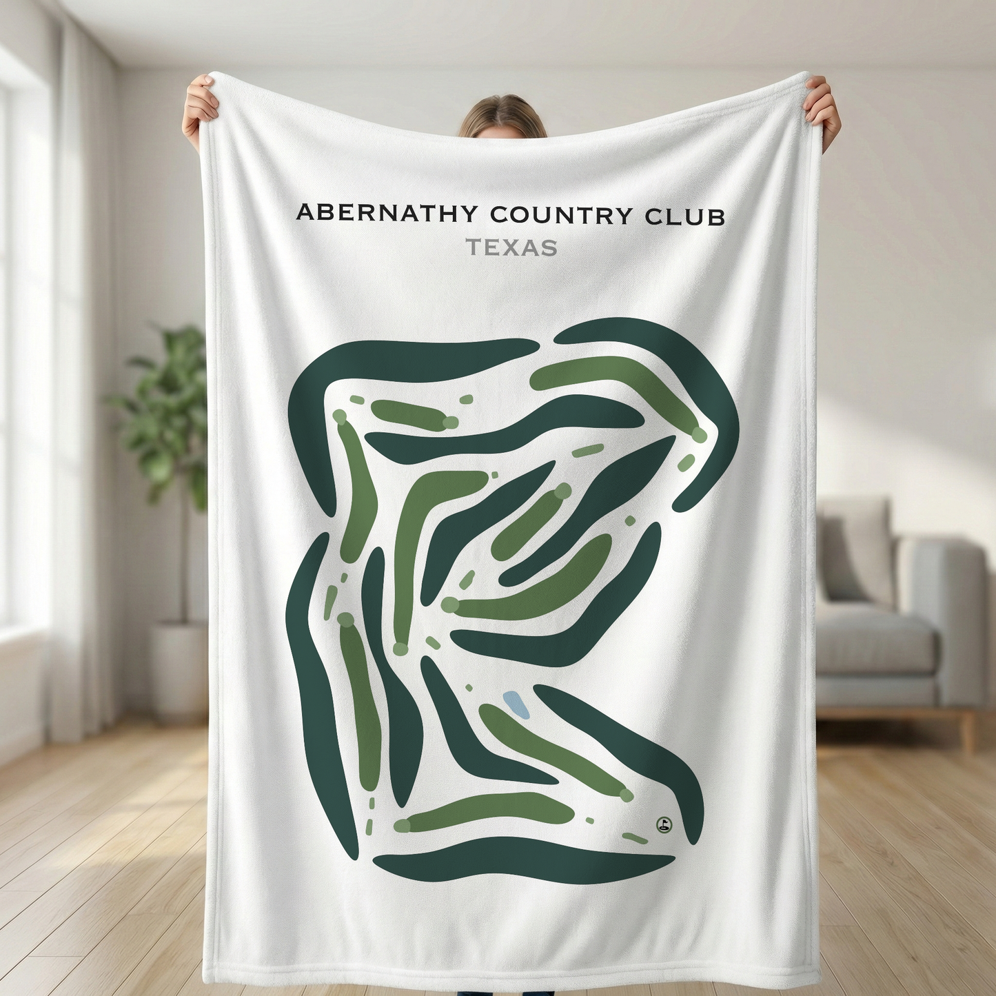 Abernathy Country Club, Texas - Printed Golf Courses