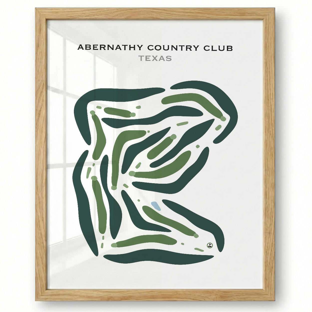 Abernathy Country Club, Texas - Printed Golf Courses