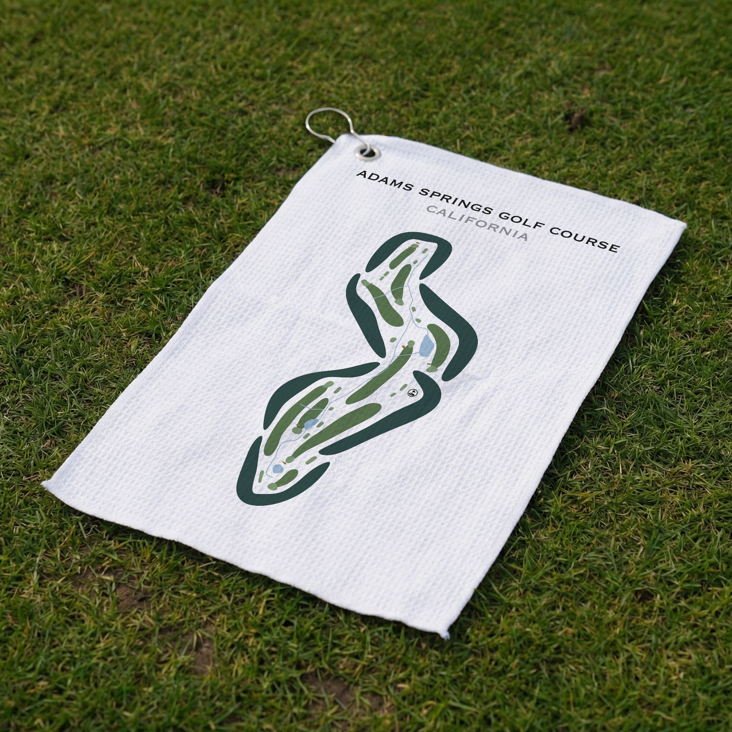Adams Springs Golf Course, California - Printed Golf Courses