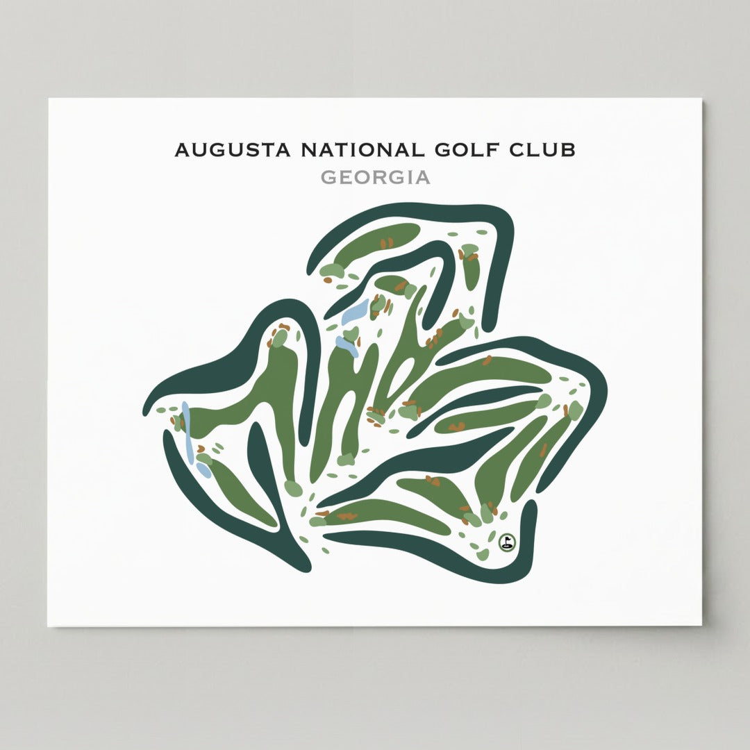 Augusta National Golf Club, Georgia - Printed Golf Courses