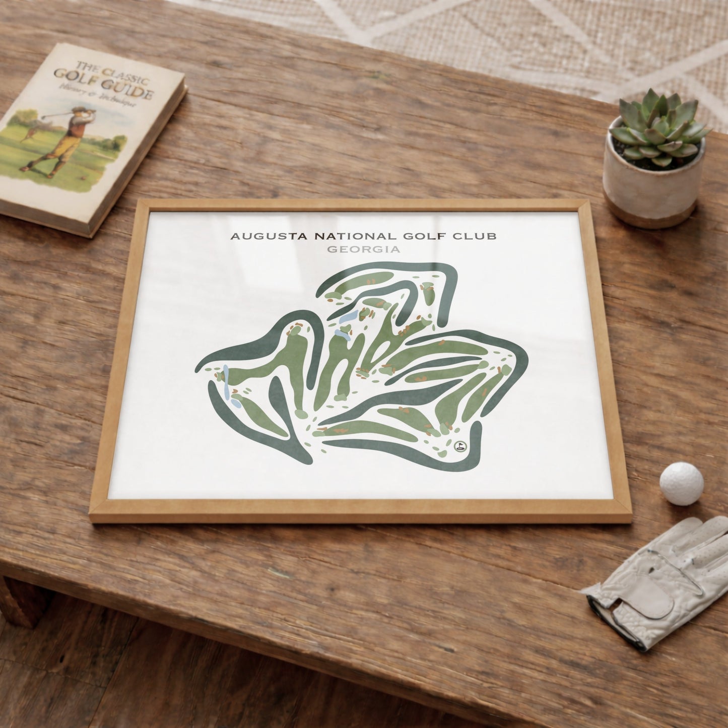 Augusta National Golf Club, Georgia - Printed Golf Courses