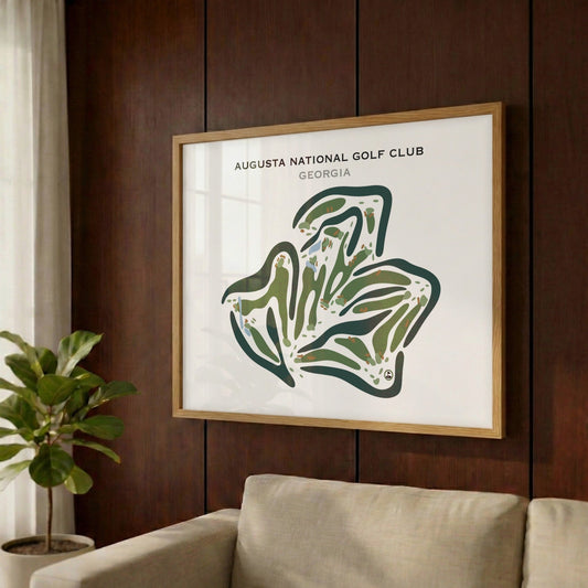 Augusta National Golf Club, Georgia - Printed Golf Courses