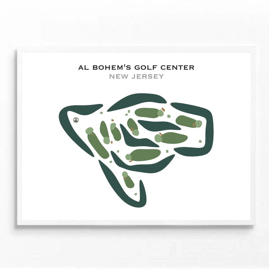 Al Bohem's Golf Center, New Jersey - Printed Golf Courses