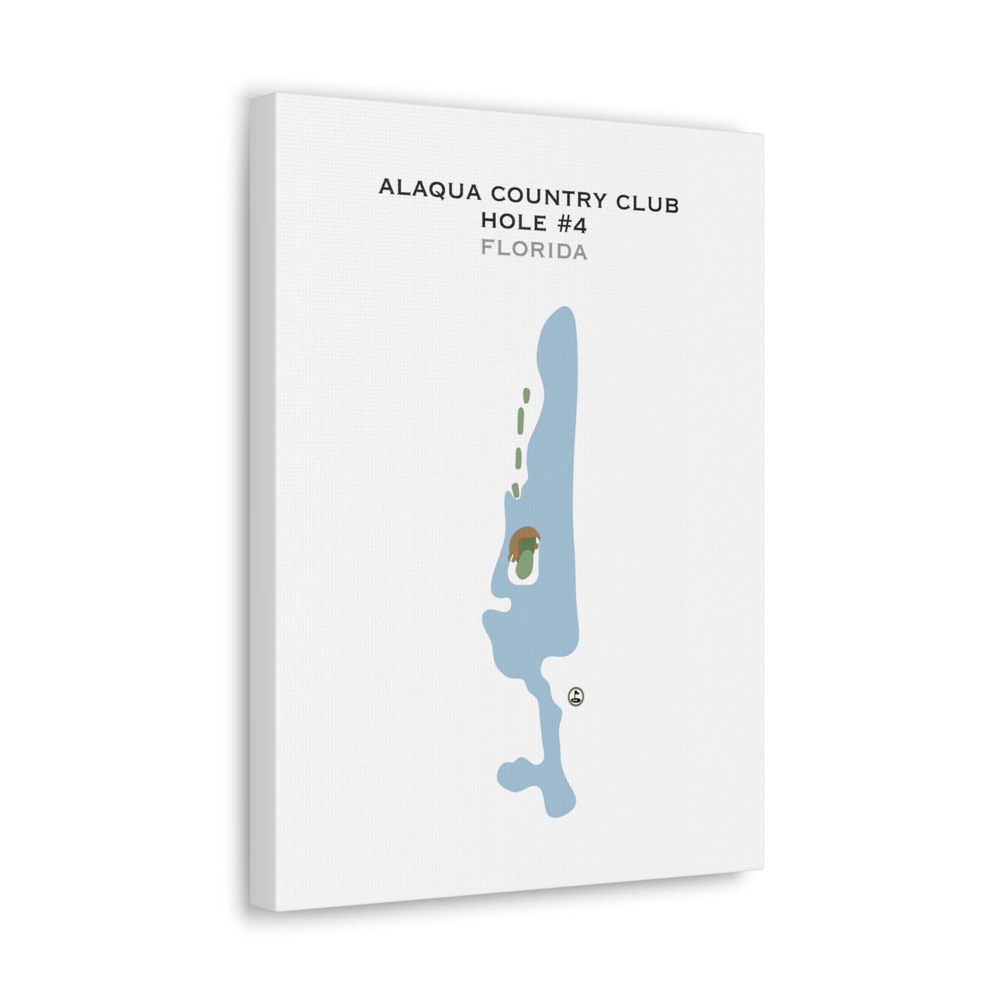 Alaqua Country Club - Hole #4, Florida - Printed Golf Courses