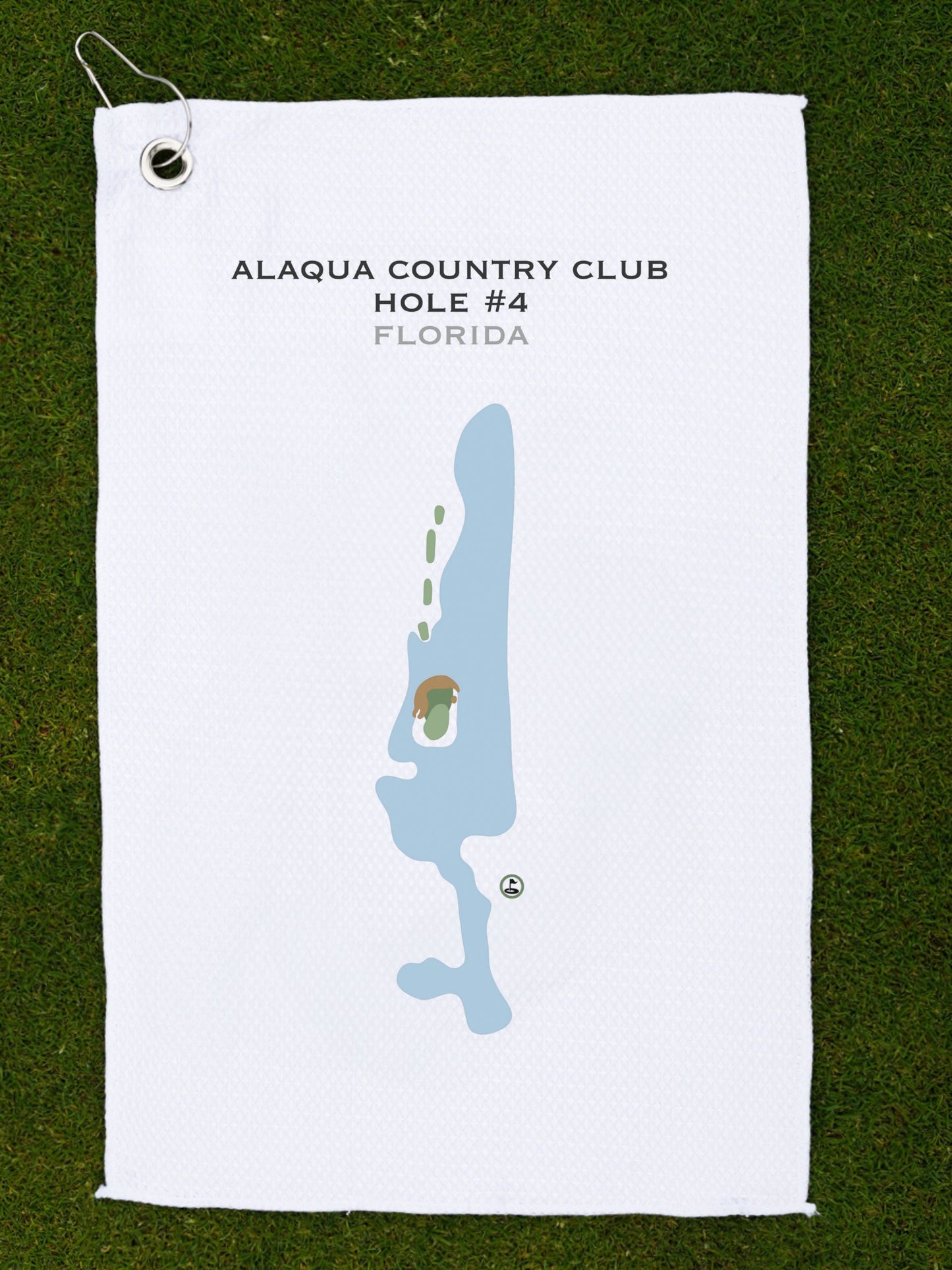 Alaqua Country Club - Hole #4, Florida - Printed Golf Courses