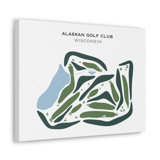 Alaskan Golf Club, Wisconsin - Printed Golf Courses