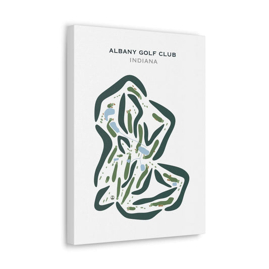 Albany Golf Club, Indiana - Printed Golf Courses