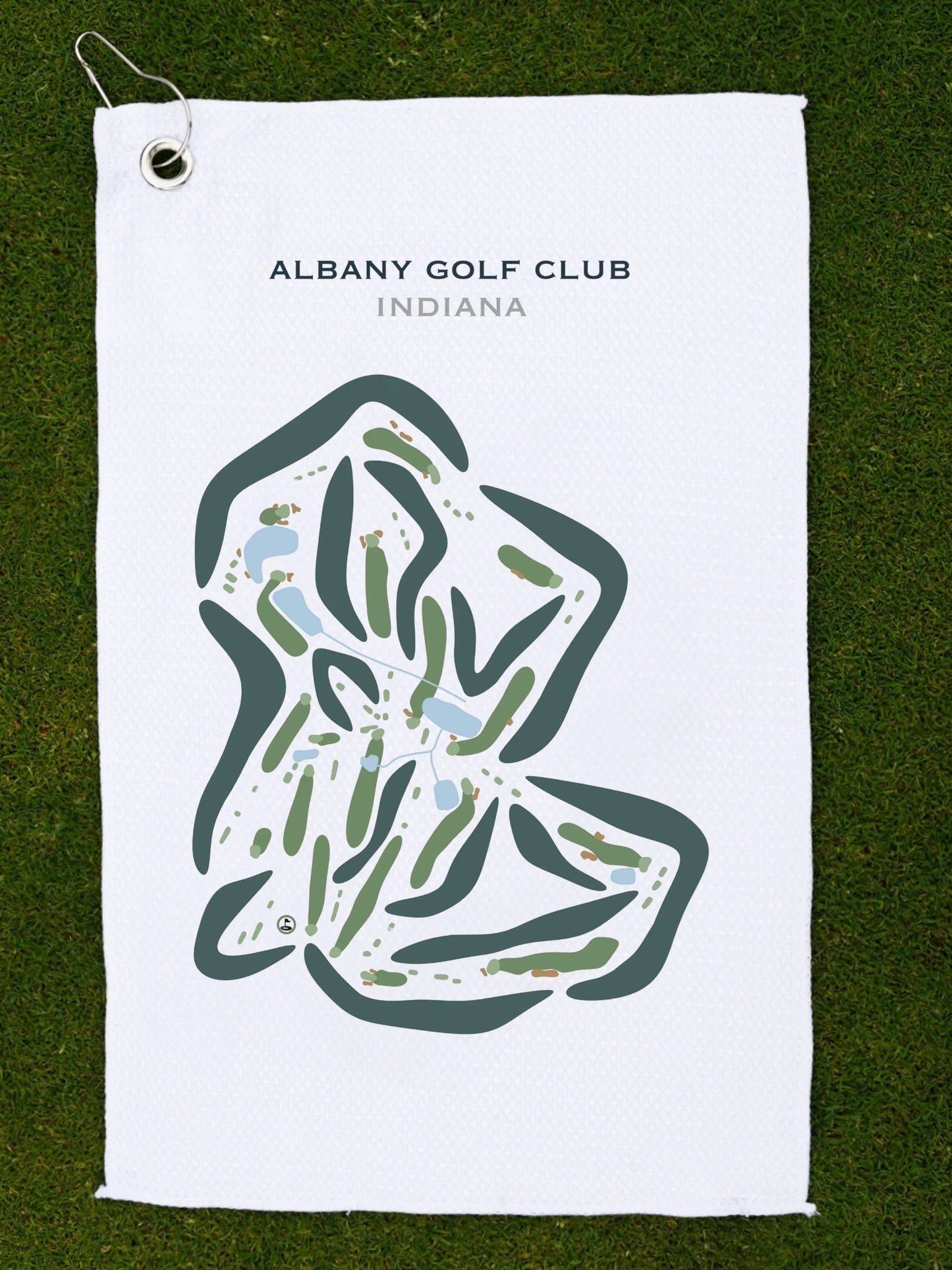 Albany Golf Club, Indiana - Printed Golf Courses