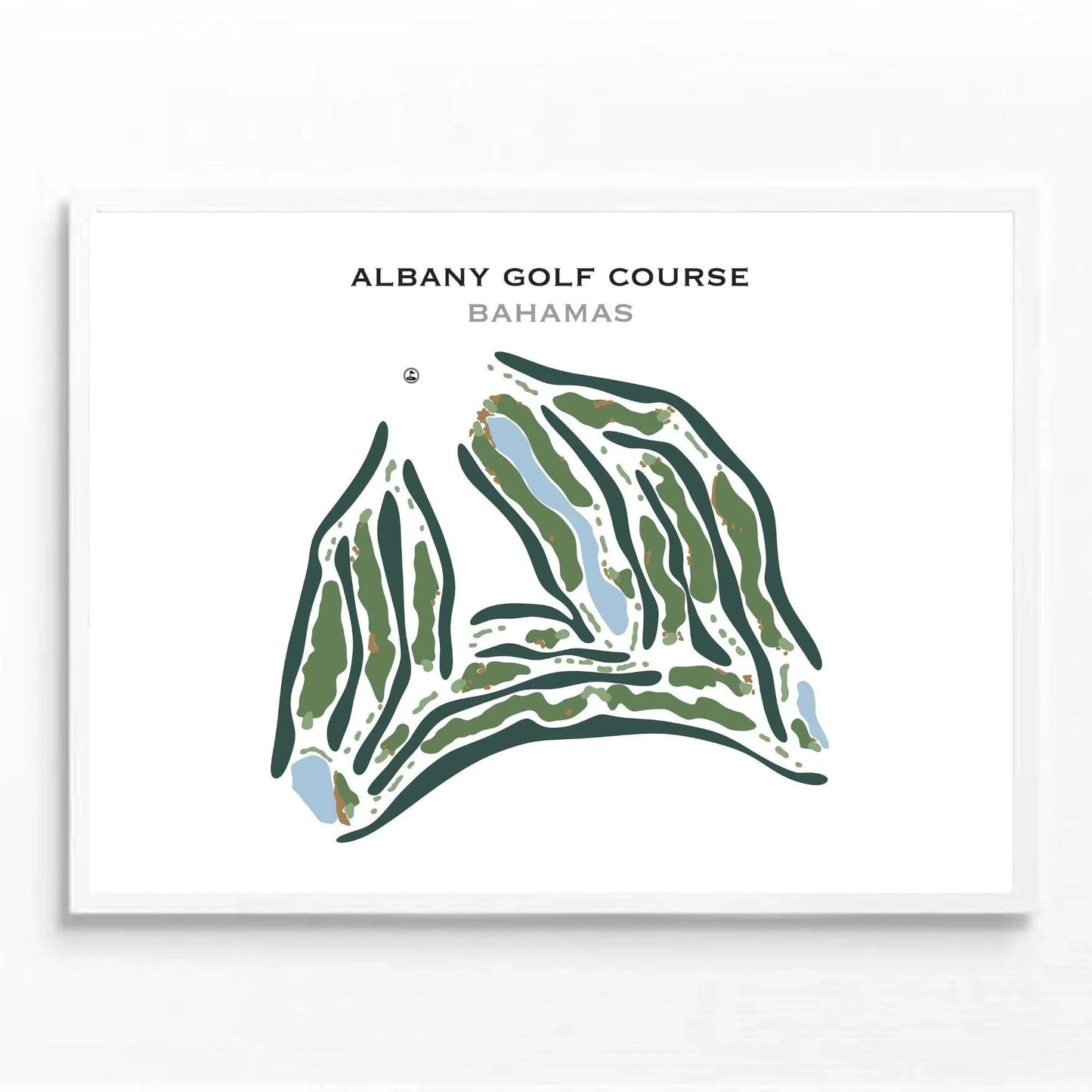 Albany Golf Course, Bahamas - Printed Golf Course
