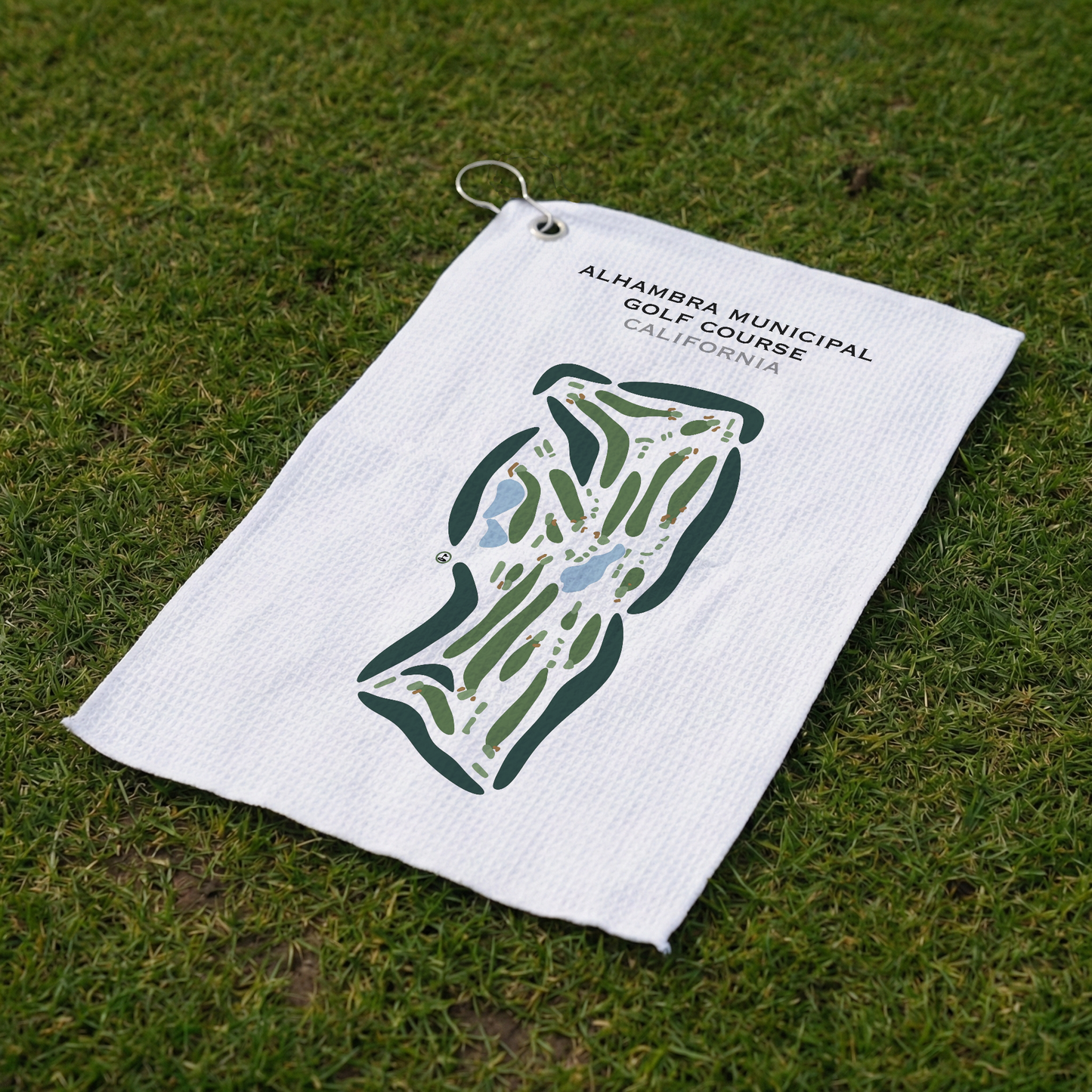 Alhambra Municipal Golf Course, California - Printed Golf Courses