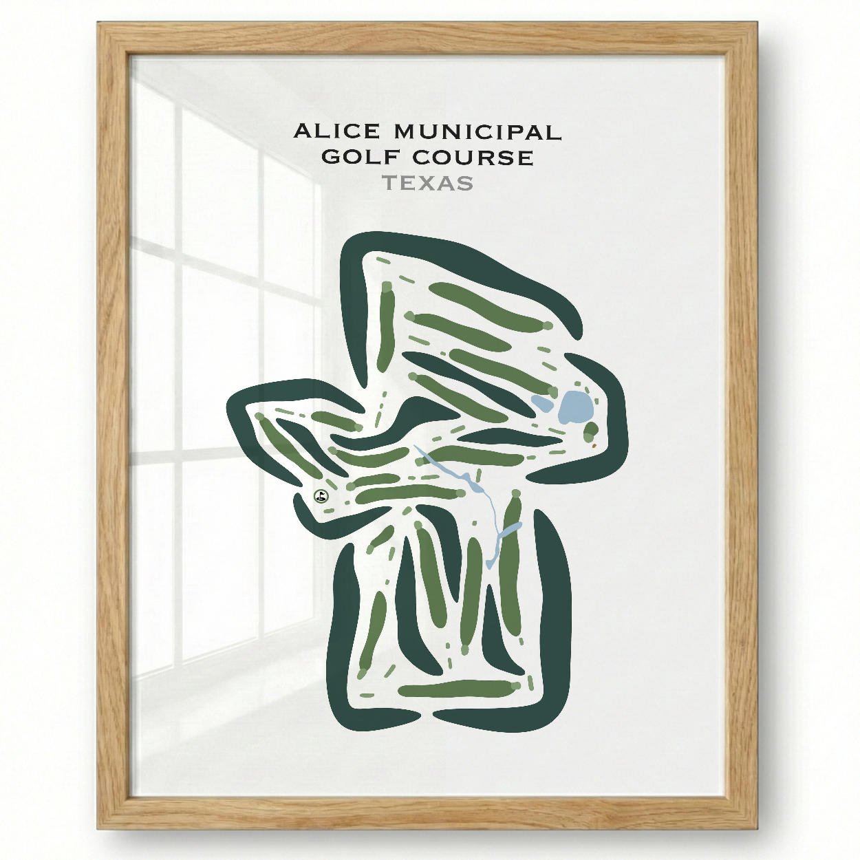 Alice Municipal Golf Course, Texas - Printed Golf Courses
