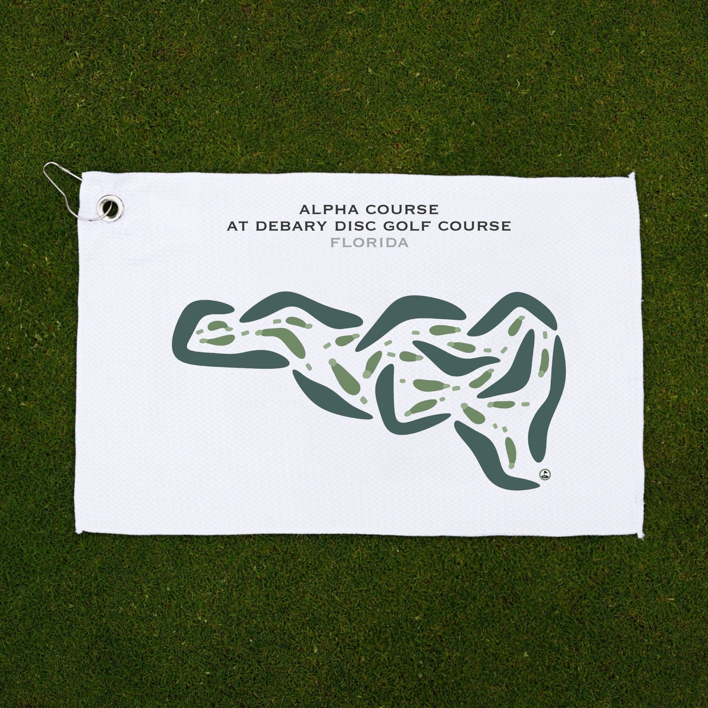 Alpha Course at Debary Disc Golf Course, Florida - Printed Golf Courses