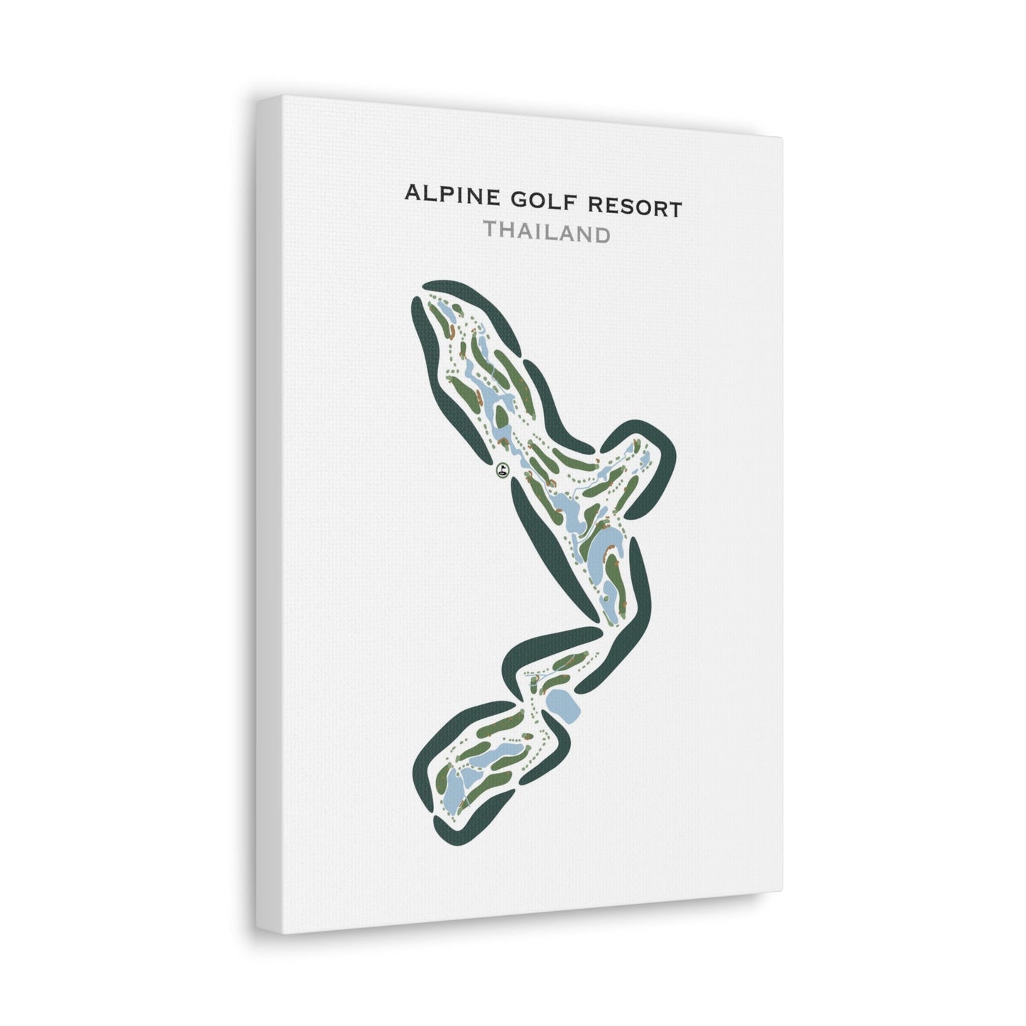 Alpine Golf Resort, Thailand - Printed Golf Courses