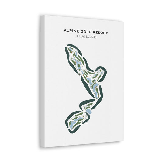 Alpine Golf Resort, Thailand - Printed Golf Courses