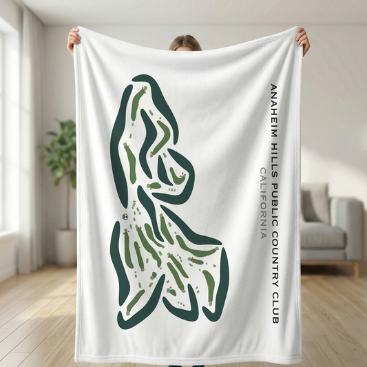 Anaheim Hills Public Country Club, California - Printed Golf Courses