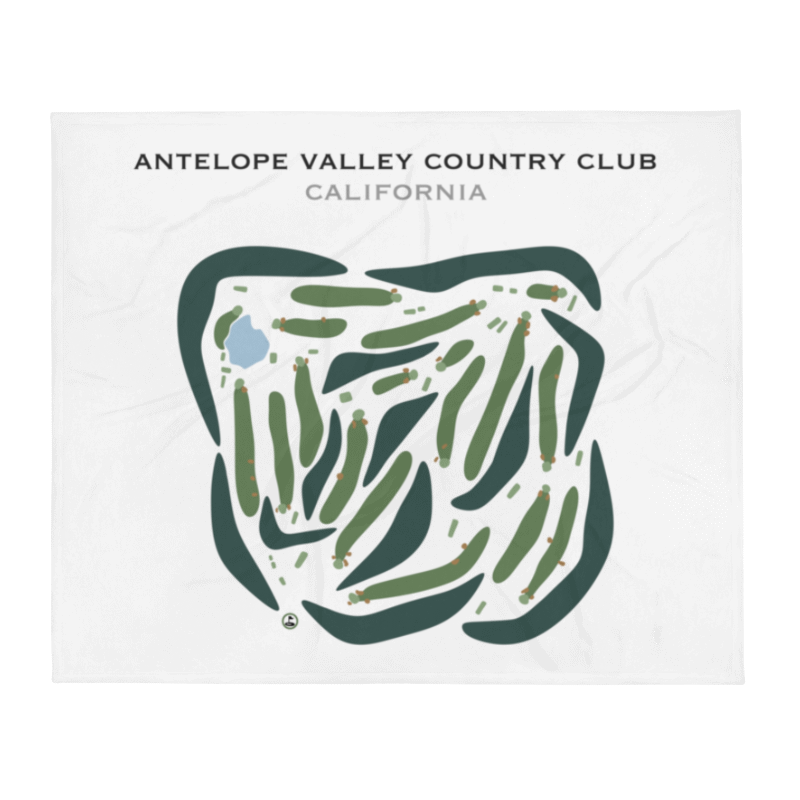 Antelope Valley Country Club, California - Printed Golf Courses