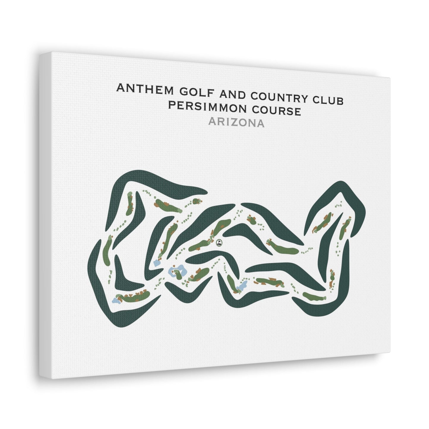 Anthem Golf and Country Club, Persimmon Course, Arizona - Printed Golf Courses