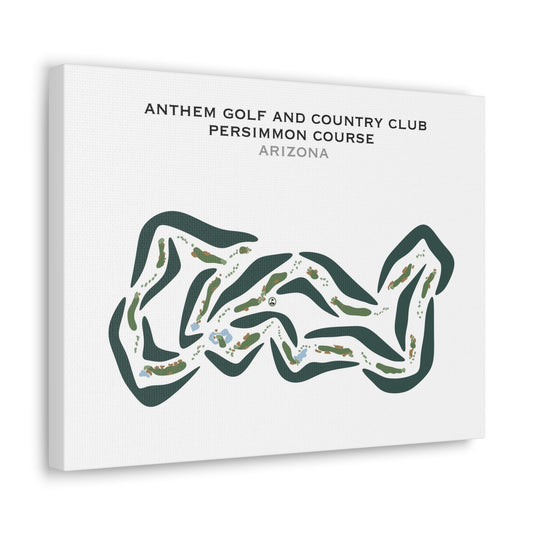 Anthem Golf and Country Club, Persimmon Course, Arizona - Printed Golf Courses