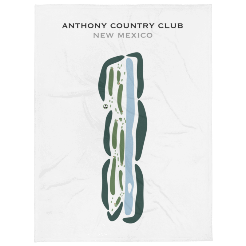 Anthony Country Club, New Mexico - Printed Golf Courses