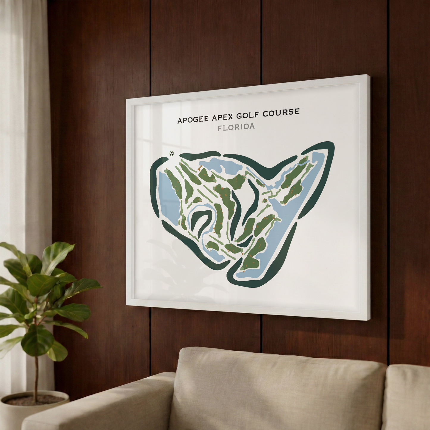 Apogee Apex Golf Course, Florida - Printed Golf Courses
