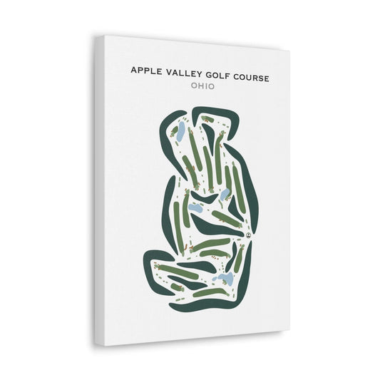 Apple Valley Golf Course, Ohio - Printed Golf Courses