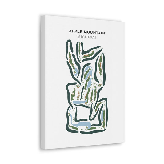 Apple Mountain, Michigan - Printed Golf Courses
