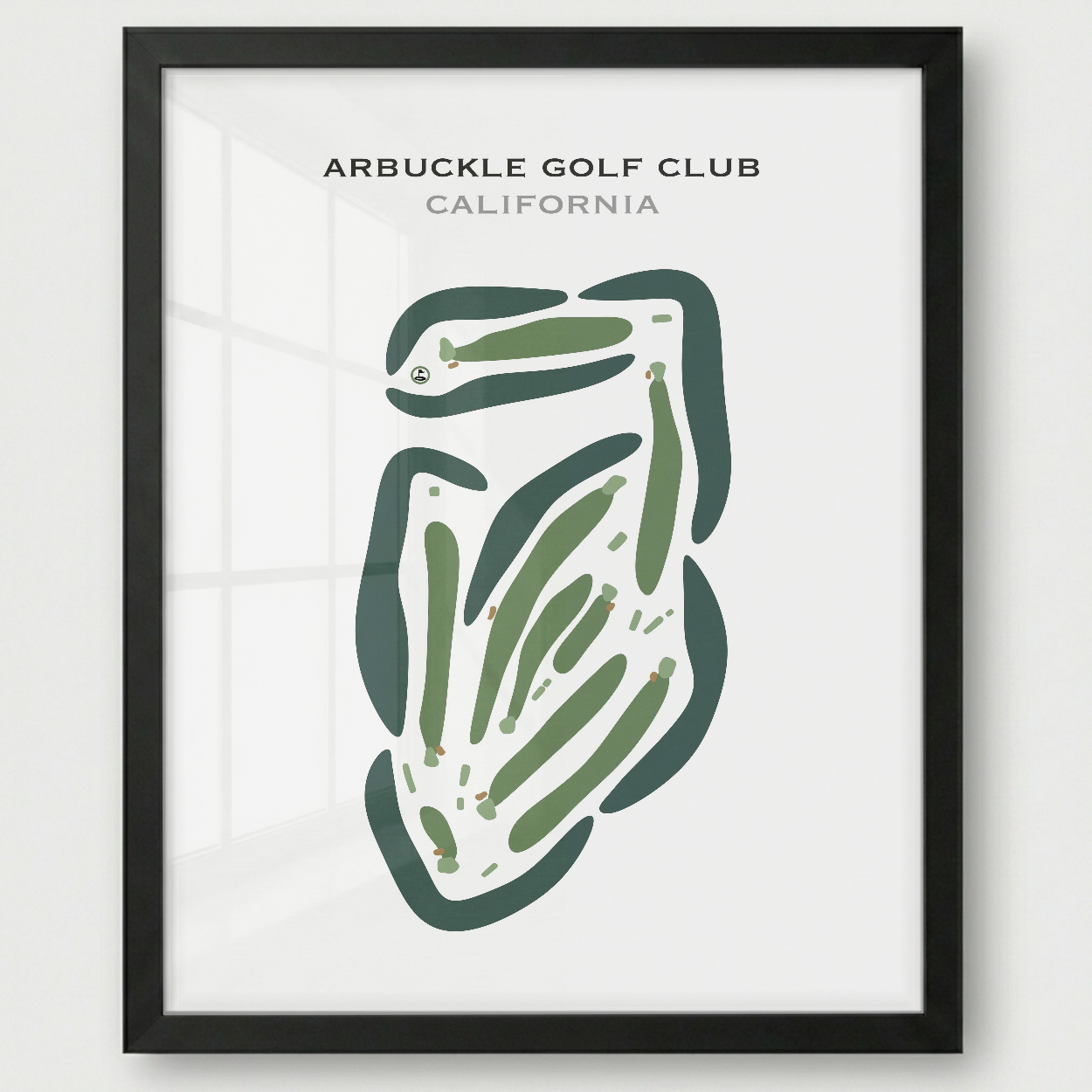 Arbuckle Golf Club, California - Printed Golf Courses