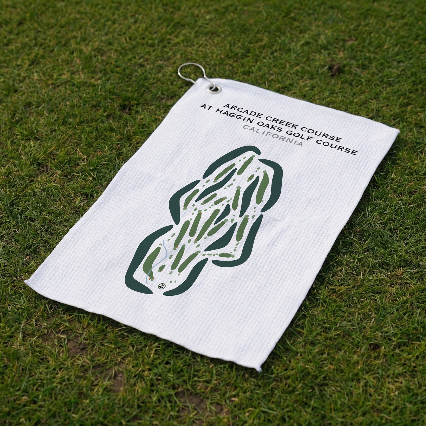 Arcade Creek Course at Haggin Oaks Golf Course, California - Printed Golf Courses