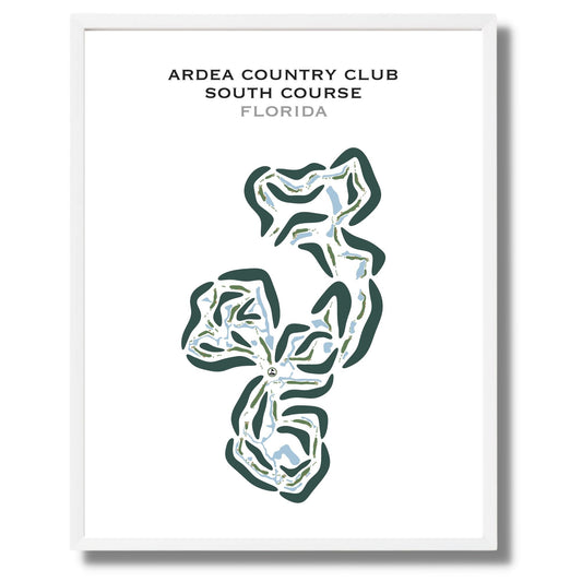Ardea Country Club, Florida - Printed Golf Courses