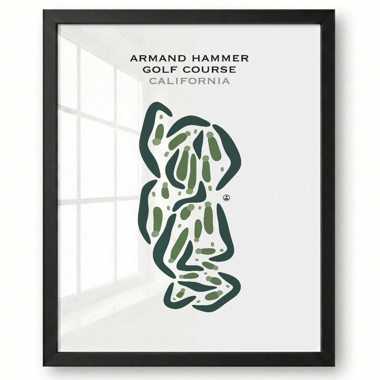 Armand Hammer Golf Course, California - Printed Golf Courses