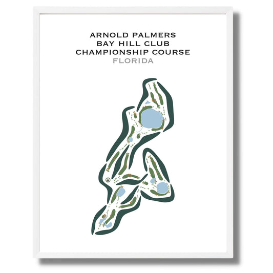 Arnold Palmer Bay Hill Club - Championship Course, Florida - Printed Golf Courses