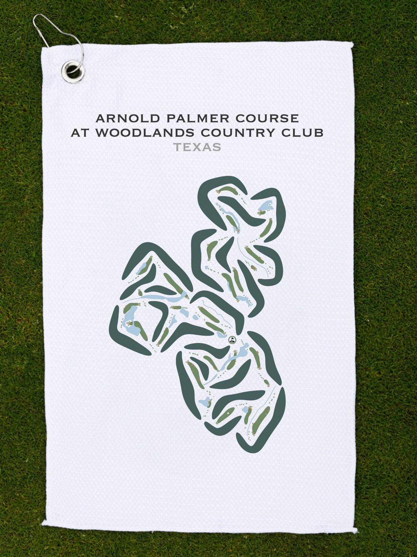 Arnold Palmer Course at The Woodlands Country Club, Texas - Printed Golf Courses