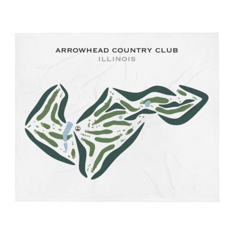 Arrowhead Country Club, Illinois - Printed Golf Courses