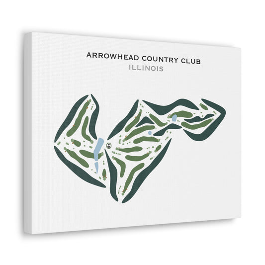 Arrowhead Country Club, Illinois - Printed Golf Courses