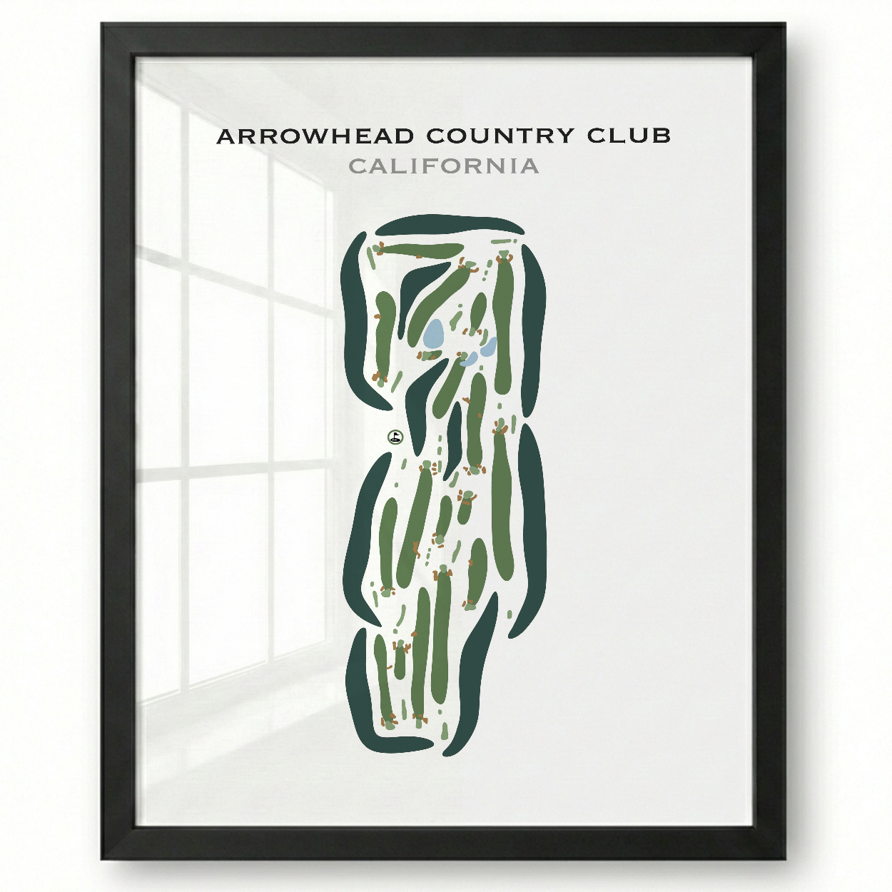 Arrowhead Country Club, California - Printed Golf Courses