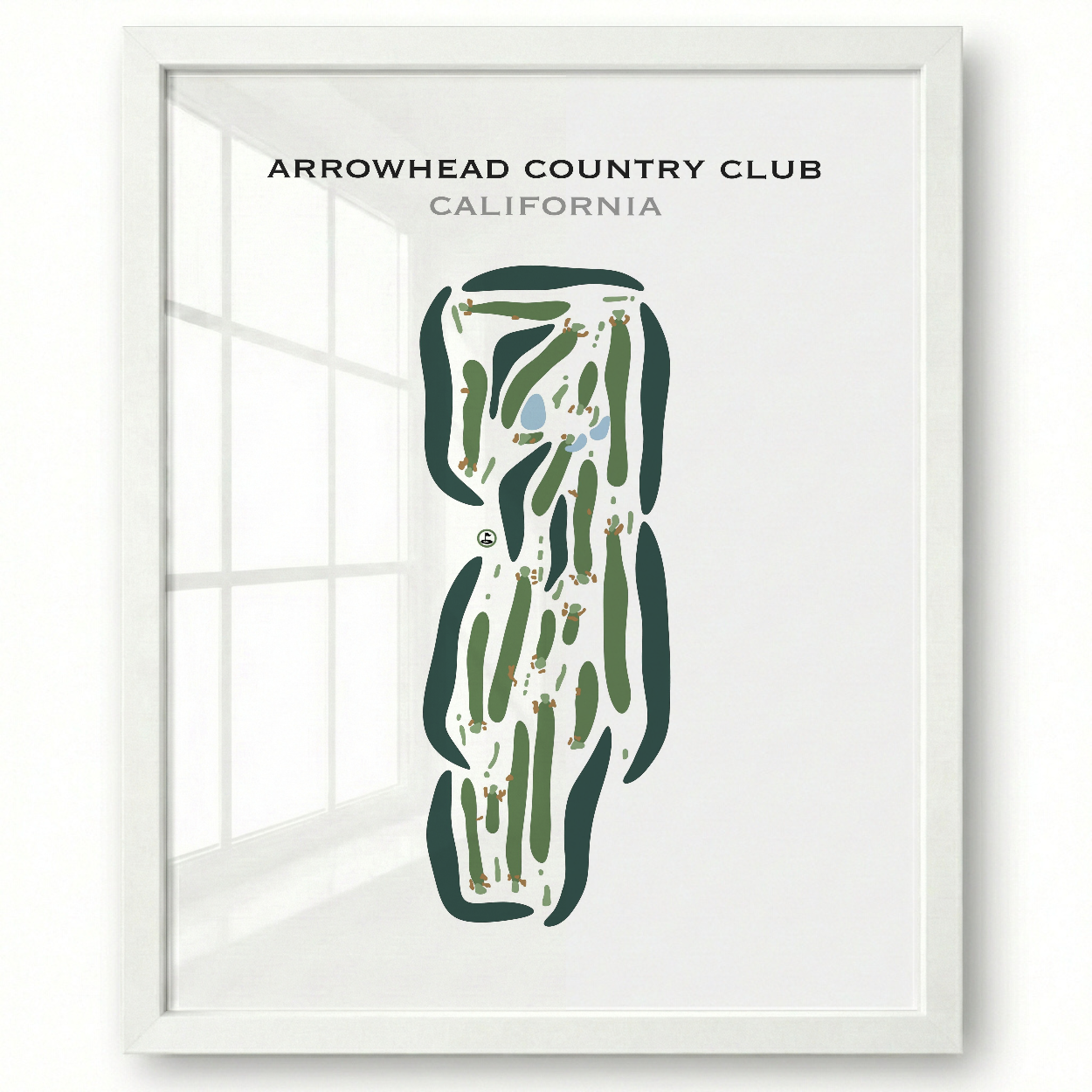 Arrowhead Country Club, California - Printed Golf Courses