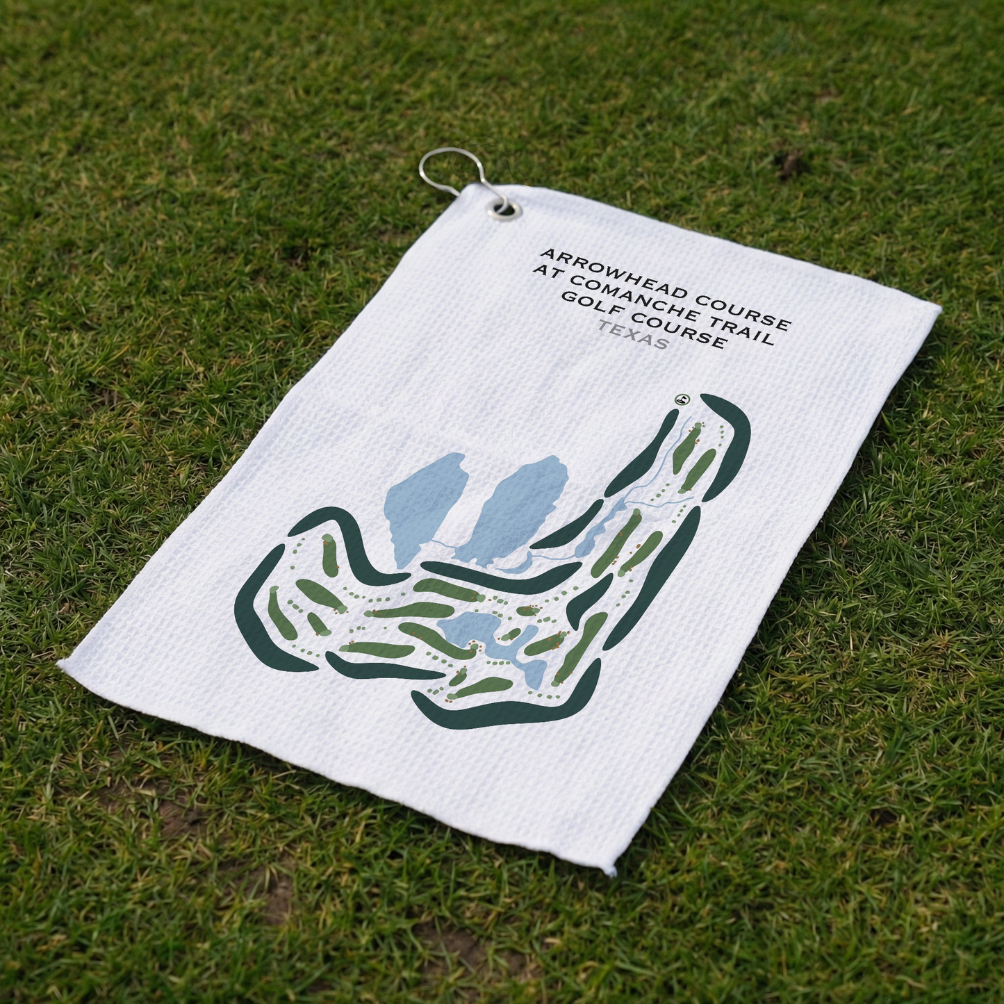 Arrowhead Course at Comanche Trail Golf Course, Texas - Printed Golf Courses