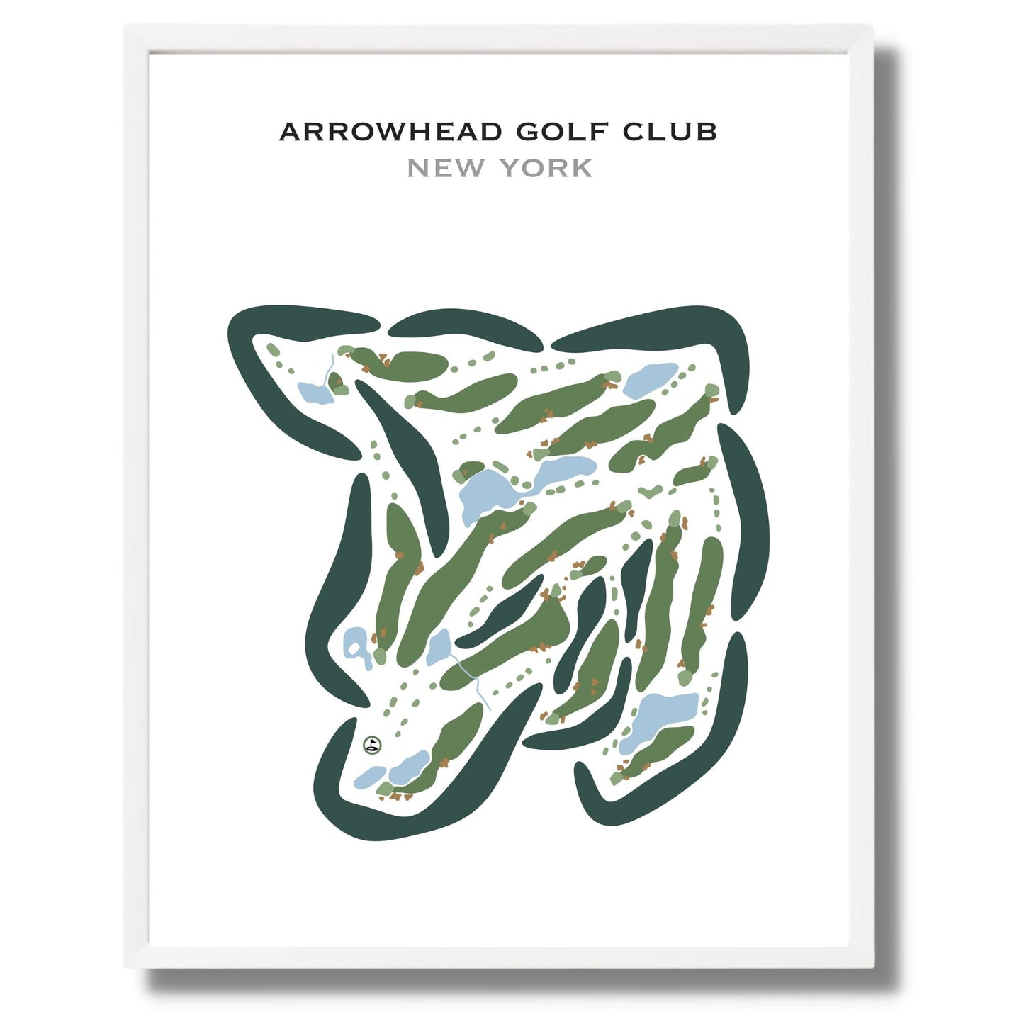 Arrowhead Golf Club, New York - Printed Golf Courses