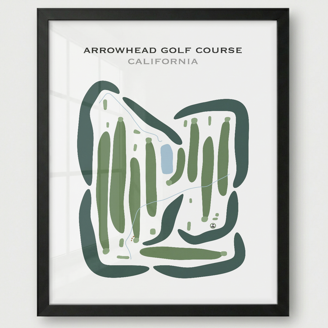 Arrowhead Golf Course, California - Printed Golf Courses