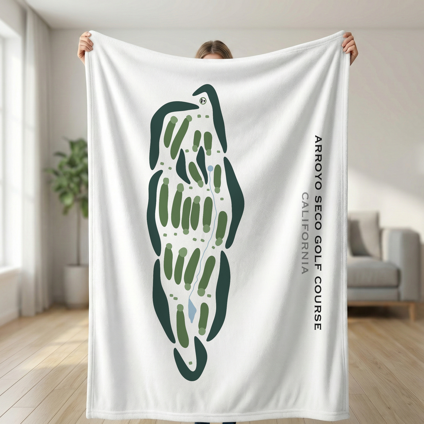 Arroyo Seco Golf Course, California - Printed Golf Courses
