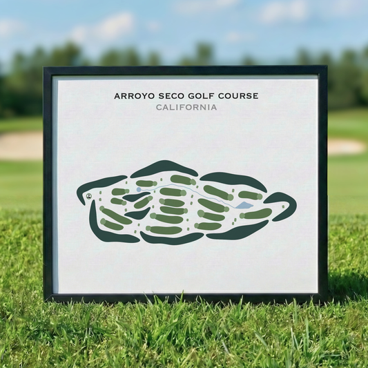 Arroyo Seco Golf Course, California - Printed Golf Courses