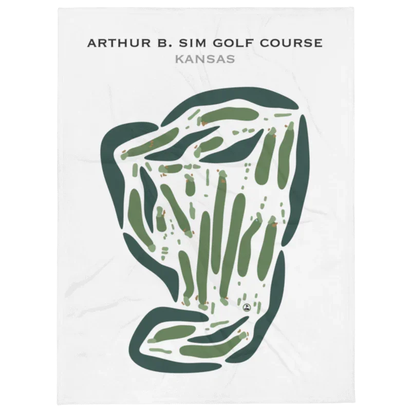 Arthur B. Sim Golf Course, Kansas - Printed Golf Courses