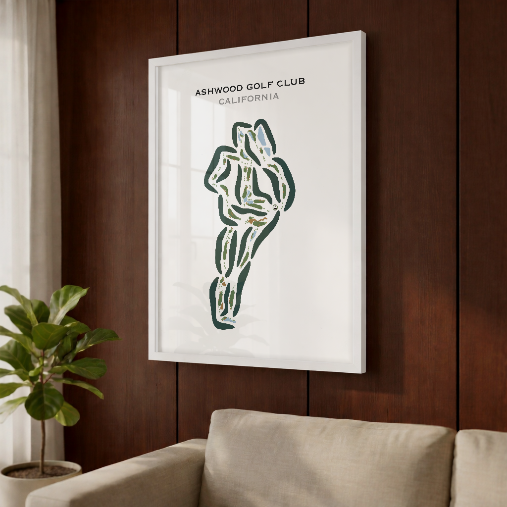 Ashwood Golf Club, California - Printed Golf Courses