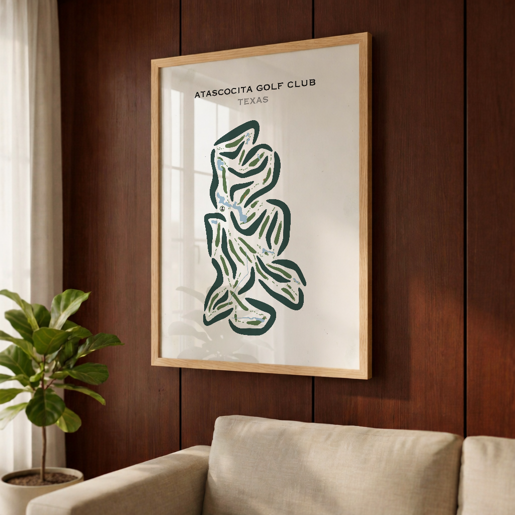 Atascocita Golf Club, Texas - Printed Golf Courses