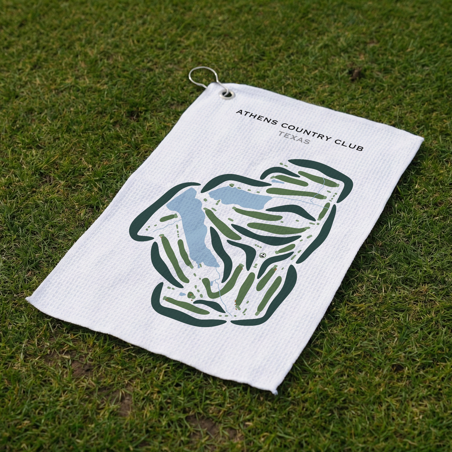 Athens Country Club, Texas - Printed Golf Courses