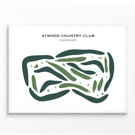 Atwood Country Club, Kansas - Printed Golf Courses