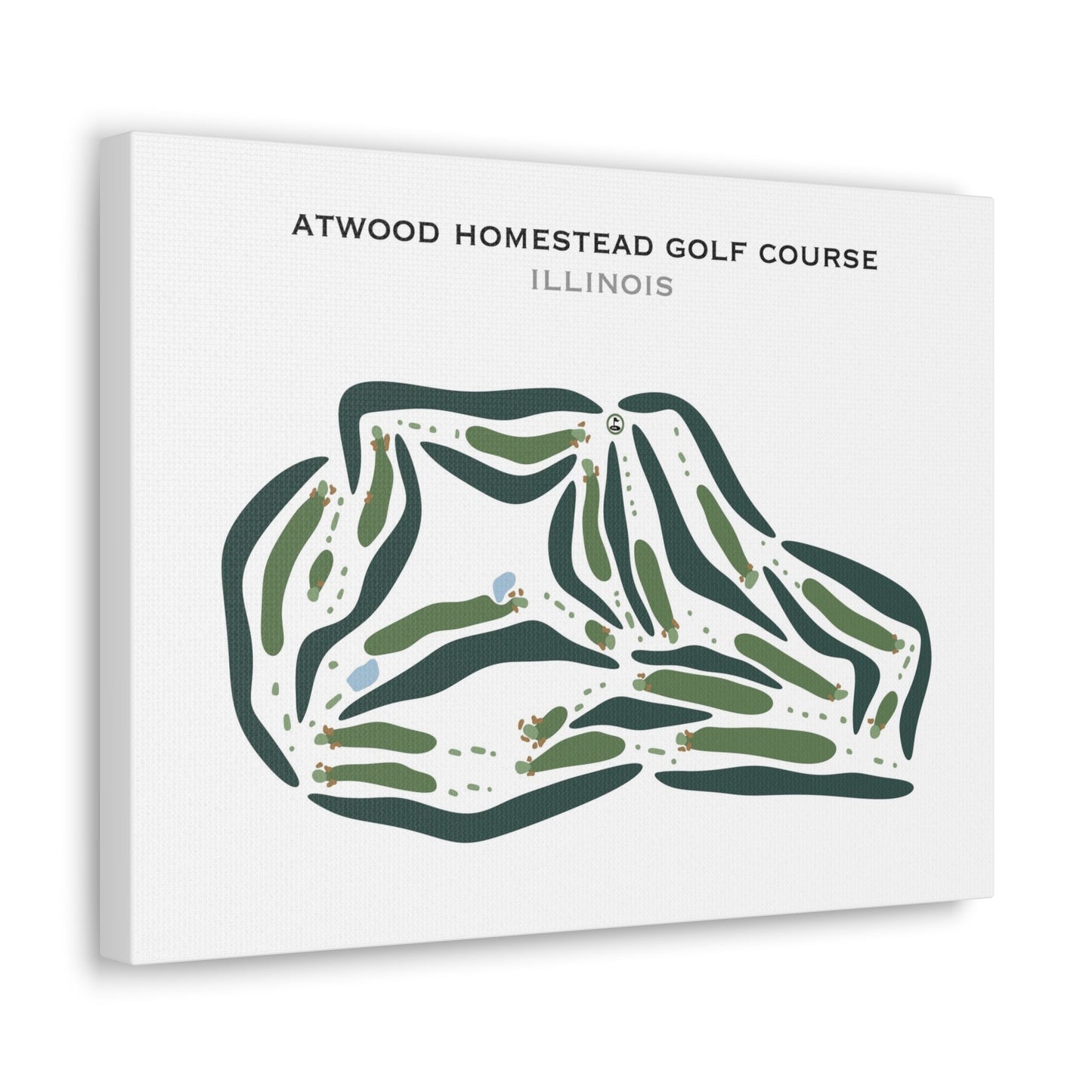 Atwood Homestead Golf Course, Illinois - Printed Golf Courses